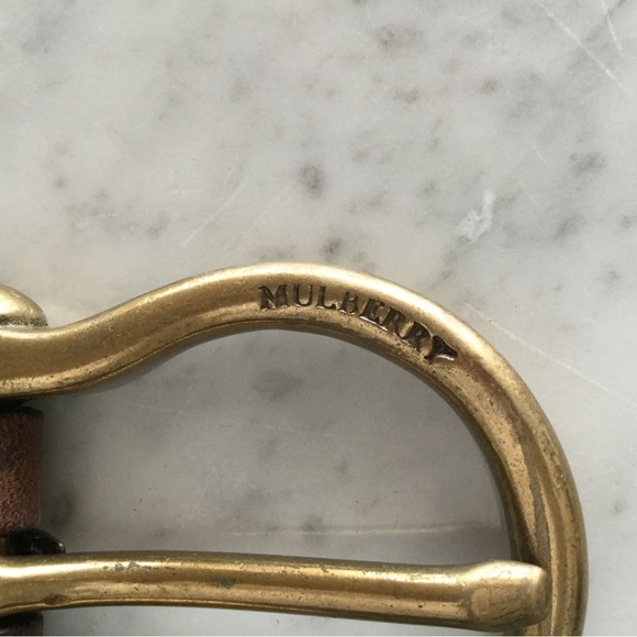 Vintage Mulberry woven belt size 26, brown - Picture 6 of 8